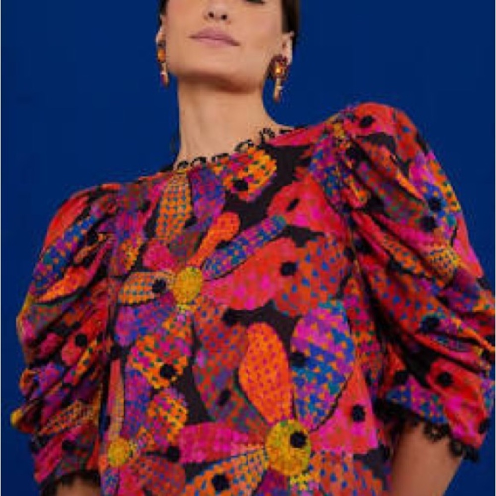FARM Rio Multicolor Floral Blouse